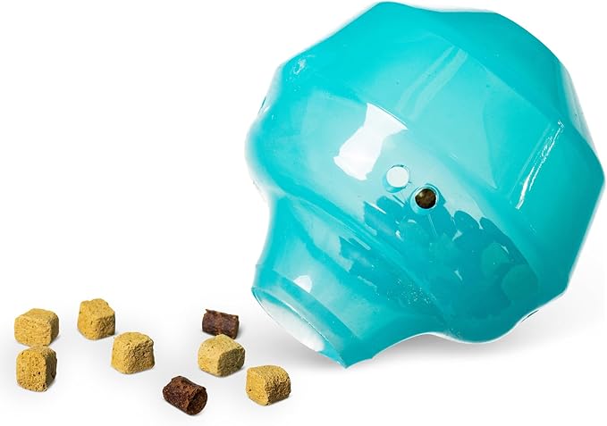 Messy Mutts Stuff’n Wobble Ball | 5” Fillable Dog Toy | Interactive Puzzle Ball for Dogs | Engaging Treat Dispensing Toy for Dogs