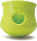 West Paw Zogoflex Toppl Interactive Treat Dispensing Puzzle Dog Toy for Mental Stimulation & Enrichment-Holds Kibble & Treats-Lickable, Freezable & Dishwasher Safe-Made in USA-Small-Granny Smith Green