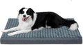 KHONSU PET Dog Bed Mat Plush 3in Orthopedic Pad for Large Dogs up to 35 lbs Medium Waterproof Removable Cover Machine Washable for Medium Sized Dogs