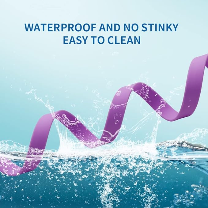 Waterproof Dog Training Leash 50FT 30FT 15FT 10FT 5FT Heavy Duty Recall Long Lead for Large Medium Small Dogs (50FT, Purple)