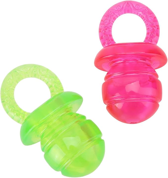 Ymiko Baby Pacifier for Puppy Dog chew Toys Dummies to Stop Chewing Dummy Toy Nook Large Dogs Rubber Dog Doggy Small Puppies Ethical Gun Training Pacifiers Biting teats