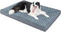KHONSU PET Dog Bed Mat Plush 4in Orthopedic Pad for Large Dogs up to 150 lbs Waterproof Removable Cover Machine Washable for XXXL Dogs