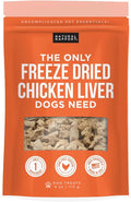 Natural Rapport Chicken Liver Dog Treats - The Only Freeze Dried Chicken Liver Dogs Need - Grain-Free Chicken Bites, Dog Treats for Small and Large Dogs (4 oz.)