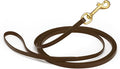 Viper Biothane K9 Working Dog Leash Waterproof Lead for Tracking Training Schutzhund Odor-Proof Long Line with Solid Brass Snap for Puppy Medium and Large Dogs, 15ft Dark Chocolate Brown