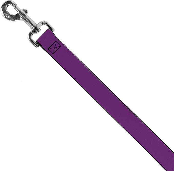 Dog Leash Purple 4 Feet Long 1.5 Inch Wide