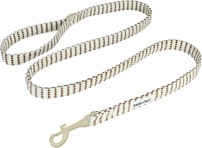 5 FT Stylish Dog Leash, Soft Dog Leashes with Comfortable Padded Handle, Metal Carabiner Clip, Strong No Pull Pet Leash for Small Medium Dogs for Walking, Shopping and Running
