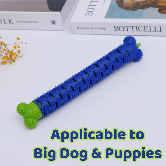 1 PCS Chew Toy, Interactive Tough Dog Toy for Aggressive Chewers, Toothbrush Stick for Dogs, Puppys
