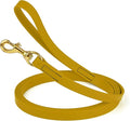 Viper Biothane K9 Working Dog Leash Waterproof Lead for Tracking Training Schutzhund Odor-Proof Long Line with Solid Brass Snap for Puppy Medium and Large Dogs, 20ft Treasure Gold