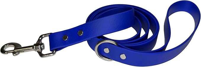 6ft Long Leash for Dogs - 1000lb Strength, Waterproof with Stainless Steel Hardware, Durable Long Dog Leash for Large Breeds