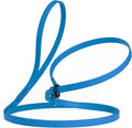 Dogline Biothane Slip Dog Leash - for Small, Medium and Large Dogs - Odor Free Slip Lead, Heavy Duty and Durable Material Kennel Lead - Cerulean Blue - 7ft L x 1/2in W