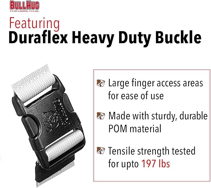 BULLHUG Adjustable Dog Harness– No Pull, No Choke – for English Bulldogs, French Bulldogs, Pugs & Broad-Chested Breeds – Easy, Safe Walks (TIE DYE, Large)