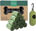 Dog Waste Bag Leak Proof Extra Thick Refill Rolls Lavender Scented 240 Bags 16 Rolls w/Dispenser 13 x 9 Inch Green