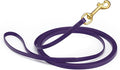 Viper Biothane K9 Working Dog Leash Waterproof Lead for Tracking Training Schutzhund Odor-Proof Long Line with Solid Brass Snap for Puppy Medium and Large Dogs, 33ft Violet Purple