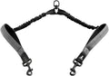 SparklyPets Hands Free Dog Leash for Medium and Large Breeds – Professional Harness with Reflective Stitches for Training, Walking, Jogging and Running Your Pet (Gray, for 2 Dogs Only Coupler)