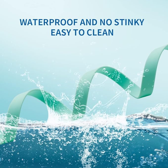 Waterproof Dog Training Leash 50FT 30FT 15FT 10FT 5FT Heavy Duty Recall Long Lead for Large Medium Small Dogs (15FT, Mint Green)