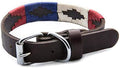Gaucho Goods Leather Big Dog Collar - The Patriot (XL)