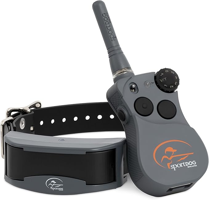 SportDOG FieldSentinel 1825 Remote Trainer with Bodyguard Health Alerts - Reliable Off-Leash Control - Adjustable Training Collar - Quick Charge Collar - 1-Mile Range - Black