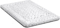 Washable Dog Bed Crate Pad for Medium Large Size, Soft Kennel Pad Crate Mat for Dog Cage Anti-Slip Comfy Pet Bed,35" x 22",Gray