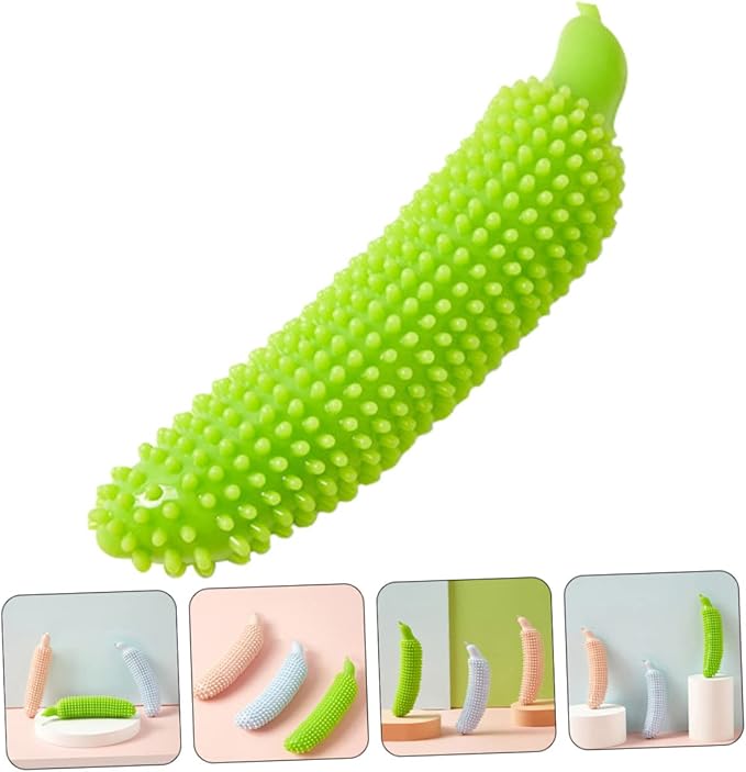 NOLITOY 2pcs Dog Chew Toy Flexible Interactive Training Toy for Dogs Bright Design for Boredom Relief and Habit