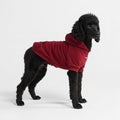 Spark Paws Dog Hoodie – Premium Dog Sweater for Small, Medium, and Large Dogs | Warm Outfits for French Bulldogs, Pitbull, Puppy, Winter Jacket Alternative - Burgundy - 2XL