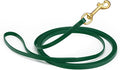 Viper Biothane K9 Working Dog Leash Waterproof Lead for Tracking Training Schutzhund Odor-Proof Long Line with Solid Brass Snap for Puppy Medium and Large Dogs, 10ft Hunter Green