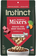 Instinct Raw Boost Mixers, Freeze Dried Dog Food Topper, Grain Free Recipe - All Natural Beef, 25 oz. Bag