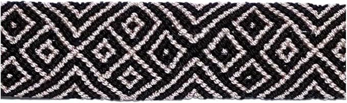 Eternia Premium Leather Dog Collar - Adjustable Handcrafted Collar for Small to Large Dogs (Black/White, XL)
