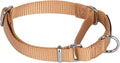 Hyhug Martingale Collar for Dogs Small Clay |Escape - Proof Heavy Duty Nylon Durable No Buckle, Ideal for Training & Daily Walks