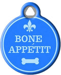 Dog Tag Art Food-Themed Custom Pet ID Tags for Dogs and Cats, Personalized Dog Tags with Customized Identification Informatio - Bone Appetit - Large