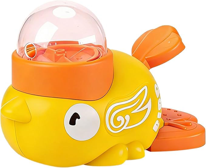 Duck Treat Dispenser for Dogs, Dog Interactive Treat Dispenser Toy, Dog Slow Feeder Puzzle Toy Prevents Bloating, Interactive Treat Dispensing Toys for Small Cats,Dogs (Yellow)