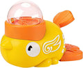 Duck Treat Dispenser for Dogs, Dog Interactive Treat Dispenser Toy, Dog Slow Feeder Puzzle Toy Prevents Bloating, Interactive Treat Dispensing Toys for Small Cats,Dogs (Yellow)