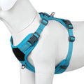 Plutus Pet No Pull Dog Harness, Release at Neck, Soft Padded, Reflective Adjustable Dog Vest Harness for Small, Medium, Large Dogs(Light Blue, S)