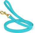 Viper K9 Biothane Working Dog Leash Waterproof Lead for Tracking Training Schutzhund Dog Sport & Search - Odor-Proof Long Line with Solid Brass Snap for Puppy Medium Large 3/4" x 33ft Sky Blue