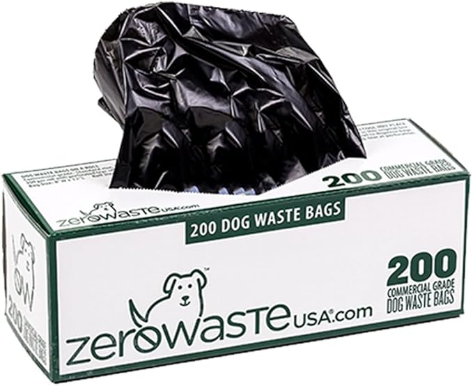 Zero Waste USA - Gloss Green Rust Proof Aluminum Mini Dog Waste Station – UV Protected to Eliminate Color Fading – Roll Bag System (most popular bags) – Plus Free 400 dog waste bags - no trash can