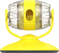 Cat Roll Feeder, Interactive Cat Toy & Dog Toys, Treat Dispenser for Indoor Cats, Small Dogs, Puppies, Slow Feeder, Enrichment Toy for IQ Training, Mental Stimulation, Relieve Boredom, Gifts (Yellow)