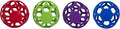 JW Pet Hol-ee Roller Dog Toy Puzzle Ball, Natural Rubber, Extra Large (7.5 Inch Diameter), Colors May Vary, (Count of 1)