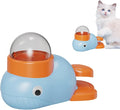 Cat Treat Slot Machine, Cat Slot Machine Treat Dispenser, Dog Treat Dispensing Interactive Duck Frenchie Toys, Pet Puzzle Feeder Toy Snack Dispenser, for Small Large Dog Cat (Blue)