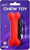 Pup Chew Toy Lanyard- Bone - Human Grade Chew Toy - Human Pup Play - 100% Food Grade Silicone (Mini Red Bone)