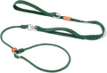 Slip Lead Dog Leash with Double Handles | Reflective Dog Training Lead with 360° Swivel Anti-Tangle | Heavy-Duty Leash and Collar for Large Medium and Small Dogs No-Pull Walking (Green, 5.5FT)