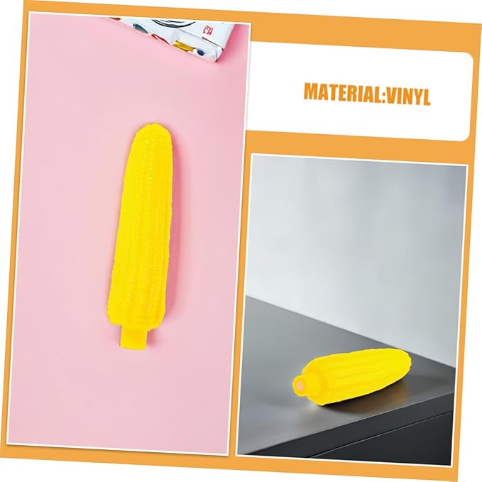UPKOCH 5pcs Squeaky Interactive Corn Dog Chew Toys for Dogs and Cats Realistic Design for Training Teething and Engaging Playtime Pet Plaything for Chewers