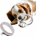 Puppy Teething Rings, Bracelet Food Grade Silicone Chew Toys for Small Dogs and Medium Dog, Puppy Nipping Solution Toys, Chew Toys for Puppies 0-6 Months - Marble Columns