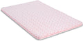 Dog Bed for Crate High Resilience Foam Crate Pad Mat for Medium Large Dogs Washable Anti-Slip,35" x 22", Pink