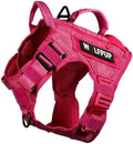 Tactical Dog Vest Harness (Pink Goddess, X-Large)