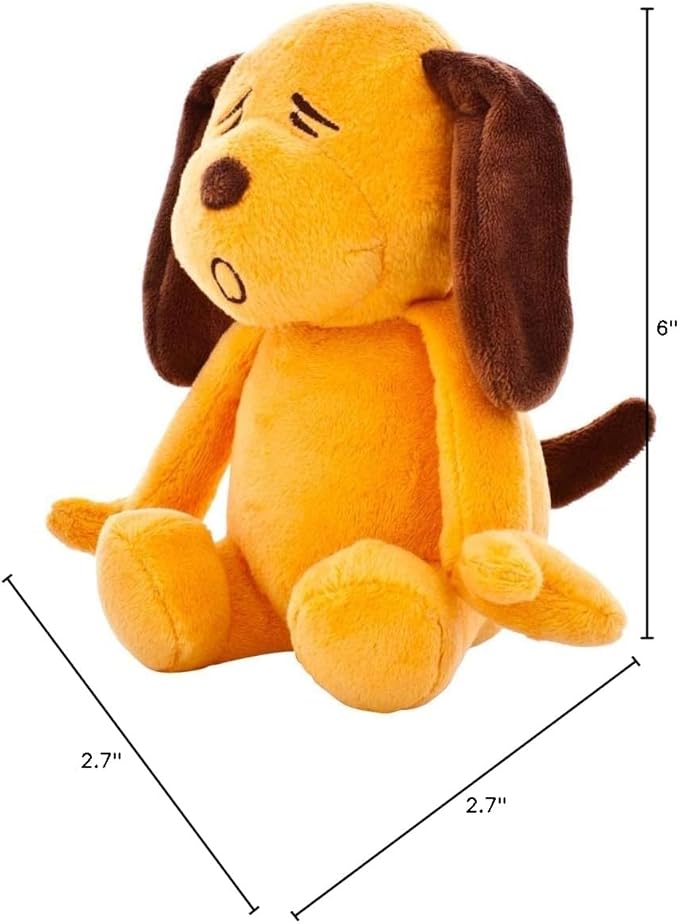 Blueberry Pet 6" Squeaky Plush Dog Toy - Interactive Puppy Essentials for Small Dogs - Soft, Durable, Machine-Washable Stuffed Animal - Fun Cat Toys, Bunny Stuffed Animal Playtime