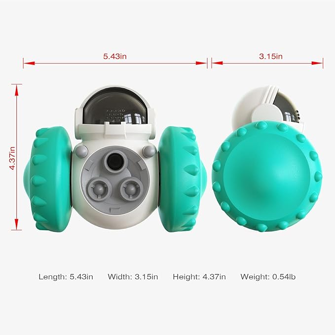 Interactive Dog Toy Dispensing Food (Blue)