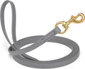 Viper Biothane K9 Working Dog Leash Waterproof Lead for Tracking Training Schutzhund Odor-Proof Long Line with Solid Brass Snap for Puppy Medium and Large Dogs, 10ft Battleship Gray