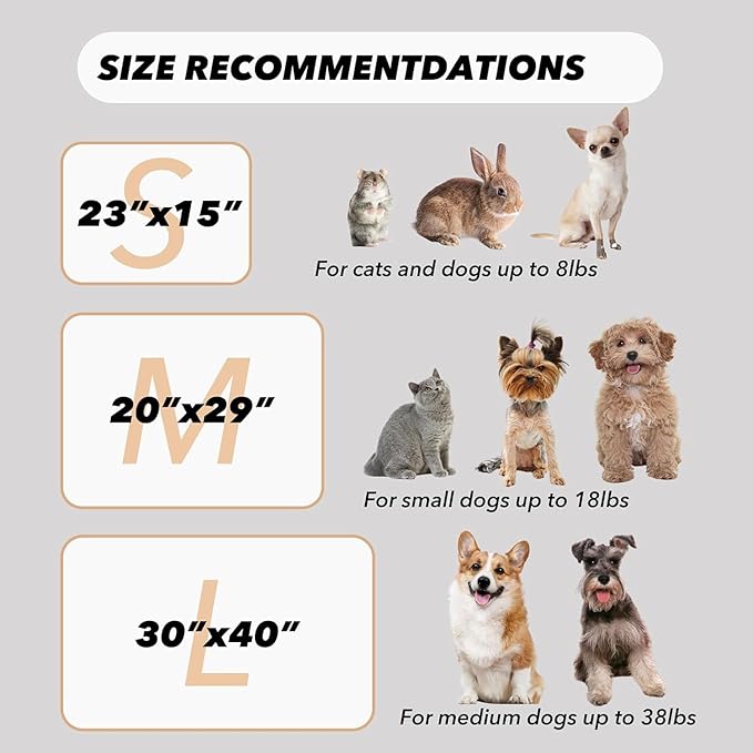 1 Pack 3 Small Puppy Blankets Super Soft Warm Sleep Mat Fluffy Premium Fleece Pet Blanket Flannel Throw for Dog Puppy Cat - White Paw Print Small(23"x15")