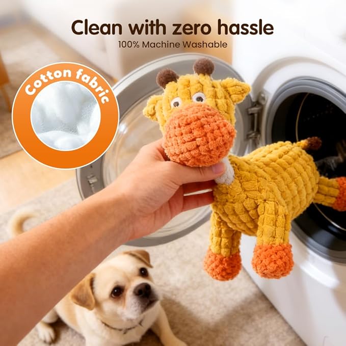 Dog Toys for Aggressive Chewers, 2026 New Durable Indestructible Dog Toy, Squeaky Interactive Puppy Toys for Small Medium Large Pets Cats Dogs to Keep Them Busy (A-Blue)