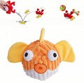 Interactive Squeaky Dog Chew Toy,No Stuffing Interactive Chew Toy for Small Medium Large Dogs, Training Reward Gift for Pets(Yellow Fish)