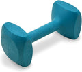 J&J Dog Supplies Obedience Retrieving Dumbbell with 3" Ends, 3 1/2" Wide Bit and 15/16" Diameter Bit, Teal, Large